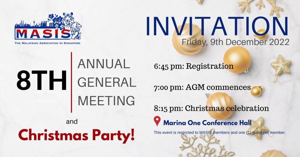 MASIS AGM & Christmas Party 2022