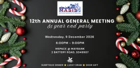 MASIS AGM 2026 (save the date)