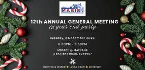 MASIS AGM 2026 (save the date)