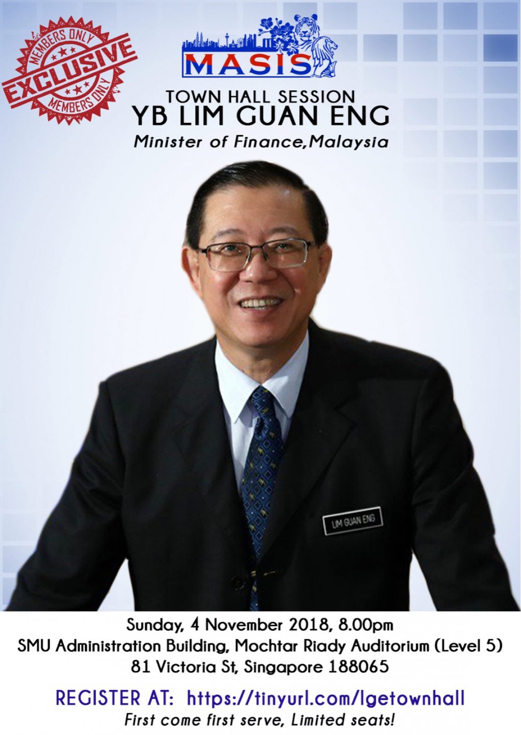 TOWN HALL SESSION With  YB LIM GUAN ENG