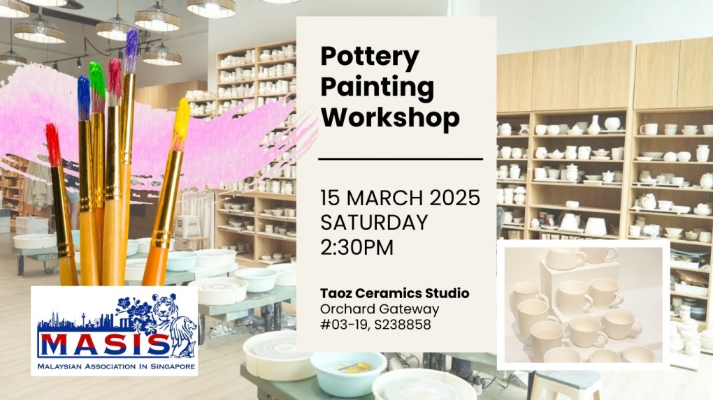 MASIS IWD: Pottery Painting Workshop