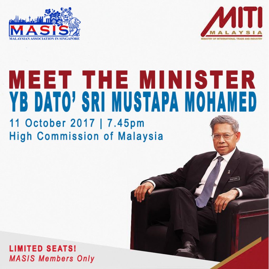 NETWORKING DINNER WITH MINISTER OF INTERNATIONAL TRADE AND INDUSTRY MALAYSIA (MITI)