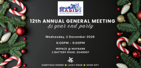 MASIS AGM 2026 (save the date)