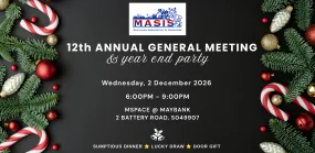 MASIS AGM 2026 (save the date)