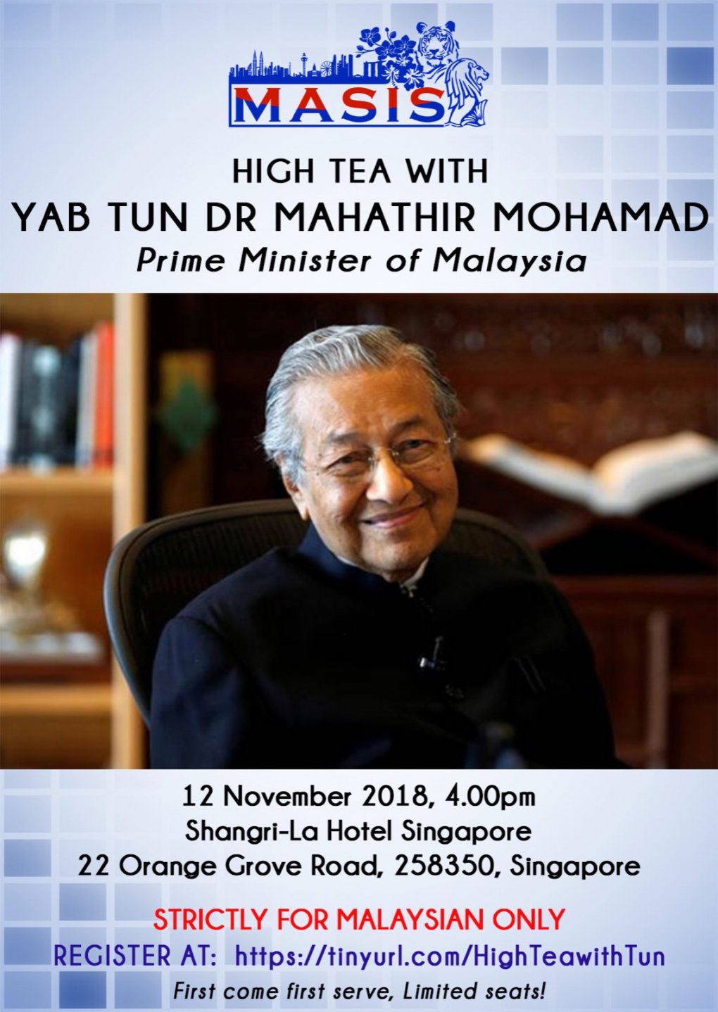 High Tea With YAB Tun Dr Mahathir Mohamad