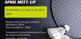 MASIS BADMINTON APRIL MEET-UP